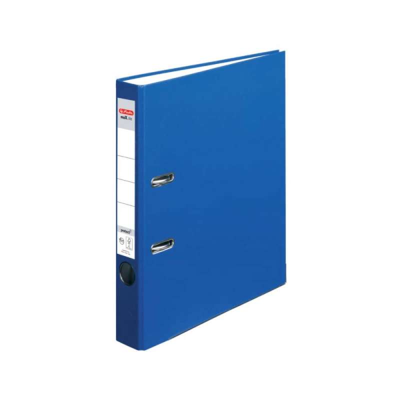 HERLITZ Ordner maX.file protect - in verschiedenen Größen und vielen Farben - protect, A4, 50mm, blau