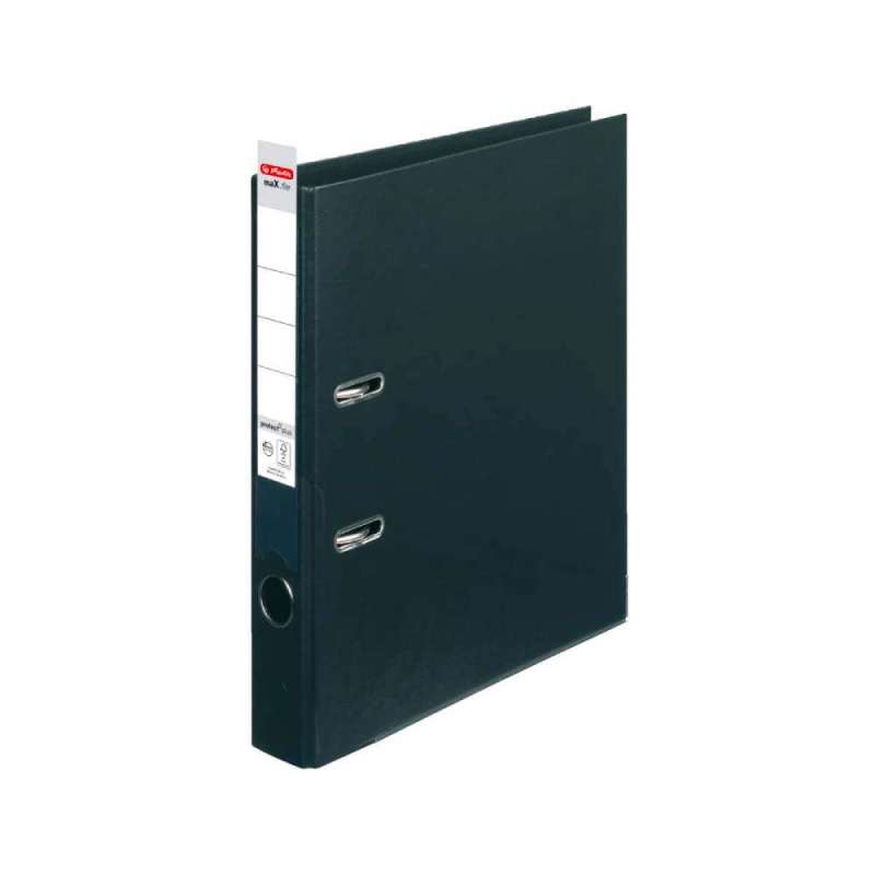 HERLITZ Ordner maX.file protect - in verschiedenen Größen und vielen Farben - plus, A4, 50mm, schwarz