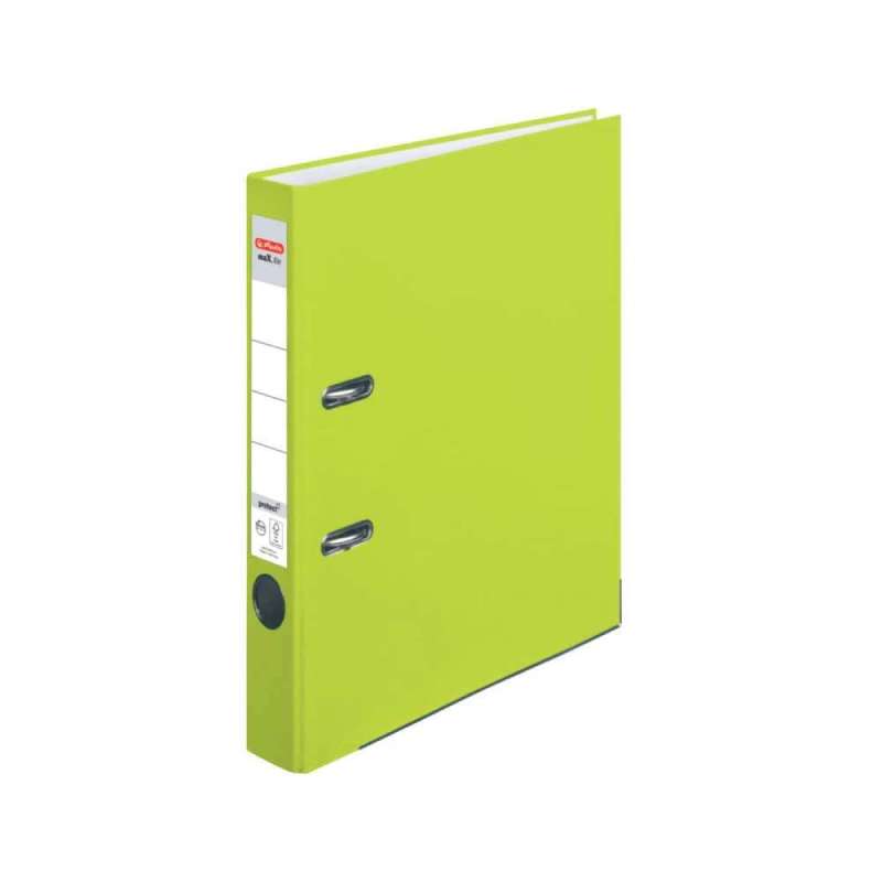 HERLITZ Ordner maX.file protect- in verschiedenen Größen und vielen Farben - protect, A4, 50mm, neongrün