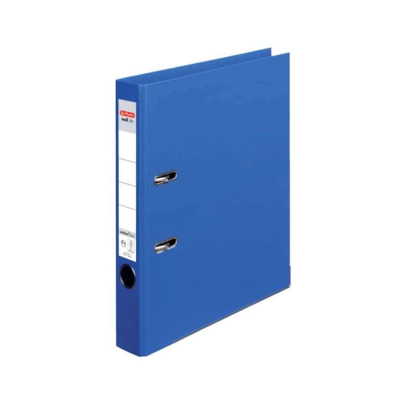 HERLITZ Ordner maX.file protect - in verschiedenen Größen und vielen Farben - plus, A4, 50mm, blau