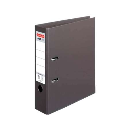 HERLITZ Ordner maX.file protect- in verschiedenen Größen und vielen Farben - plus, A4, 80mm, braun