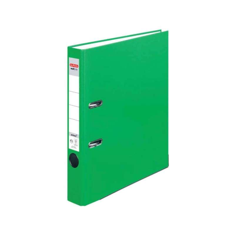 HERLITZ Ordner maX.file protect - in verschiedenen Größen und vielen Farben - A4, 50mm, hellgrün