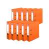 HERLITZ Ordner maX.file protect - in verschiedenen Größen und vielen Farben - plus, A4, 80mm, orange Menge