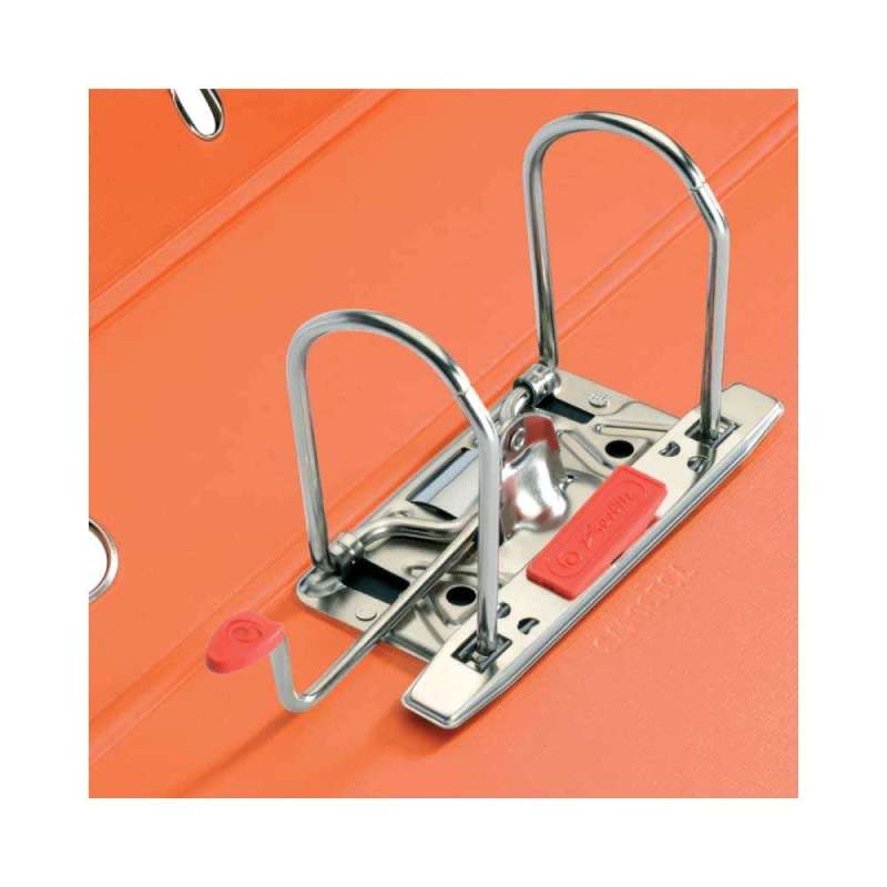 HERLITZ Ordner maX.file protect - in verschiedenen Größen und vielen Farben - plus, A4, 80mm, orange Hebelmechanik