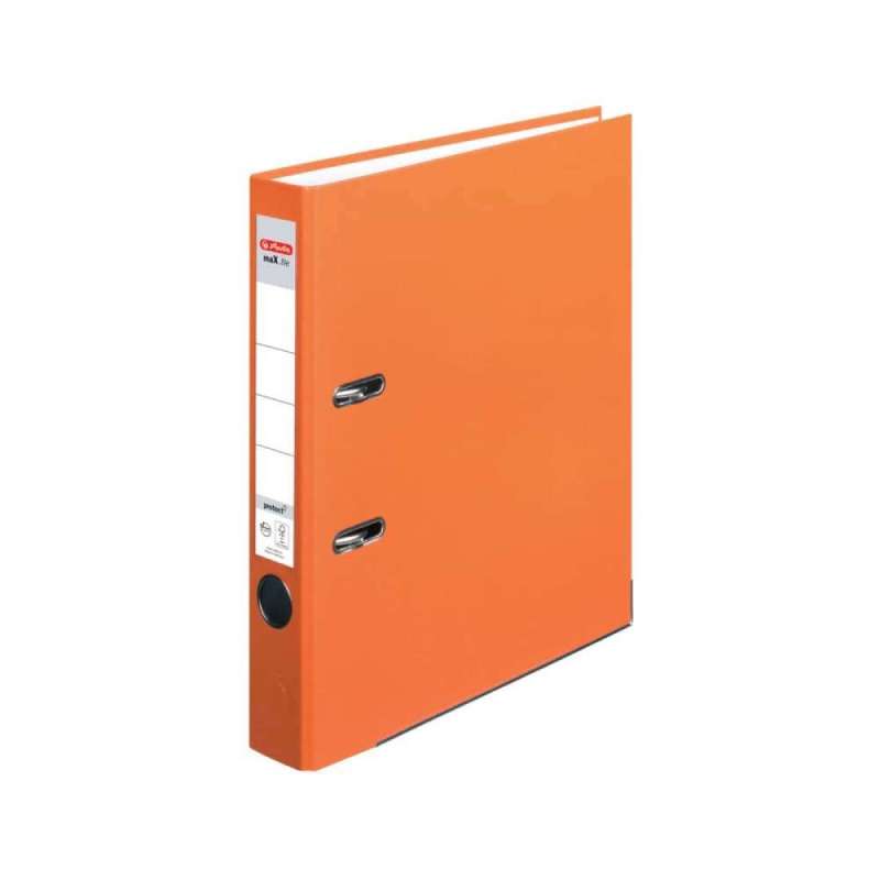 HERLITZ Ordner maX.file protect - in verschiedenen Größen und vielen Farben - A4, 50mm, orange