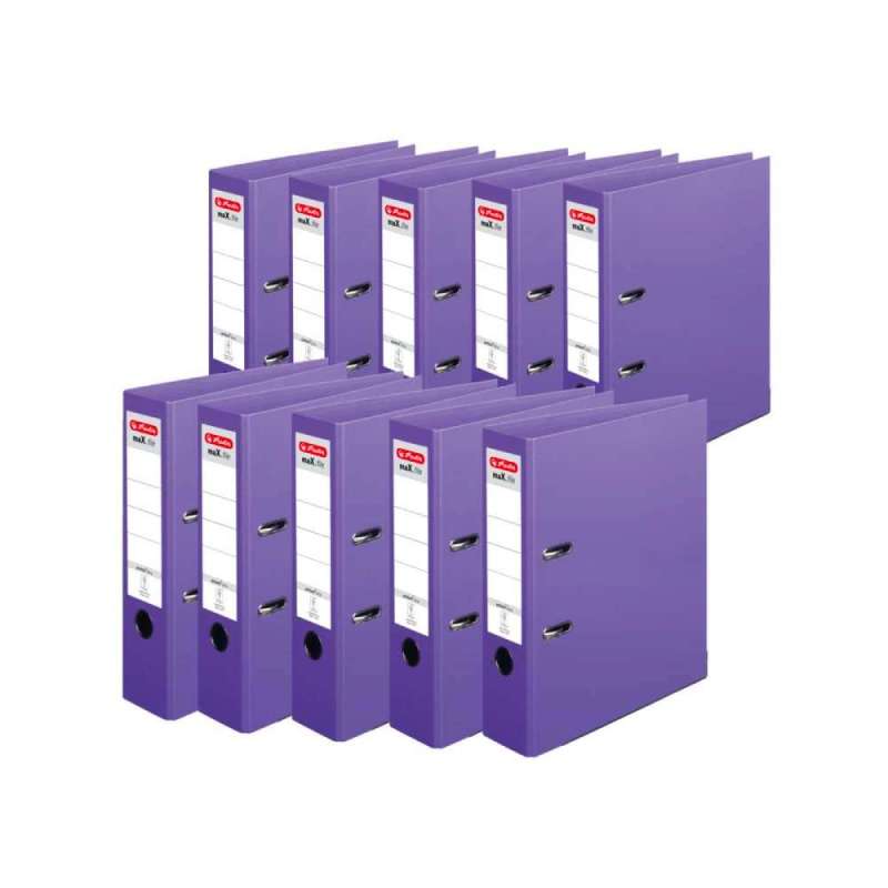 HERLITZ Ordner maX.file protect - in verschiedenen Größen und vielen Farben - protect plus, A4, 80mm Menge