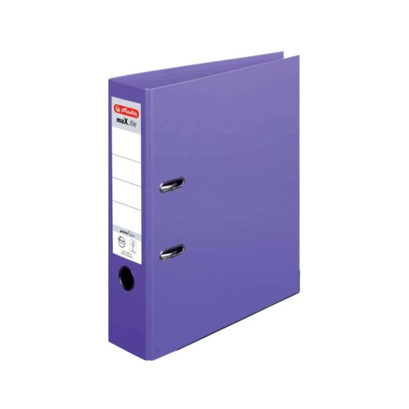 HERLITZ Ordner maX.file protect - in verschiedenen Größen und vielen Farben - protect plus, A4, 80mm