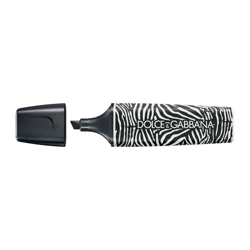 STABILO Textmarker BOSS ORIGINAL DOLCE & GABBANA Limited Edition Einzelstift Zebra geöffnet