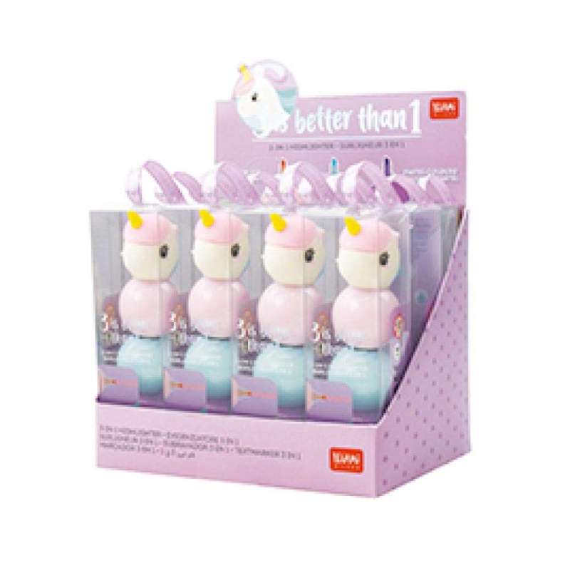 LEGAMI Marker Highlighter 3-in-1 - Unicorn
