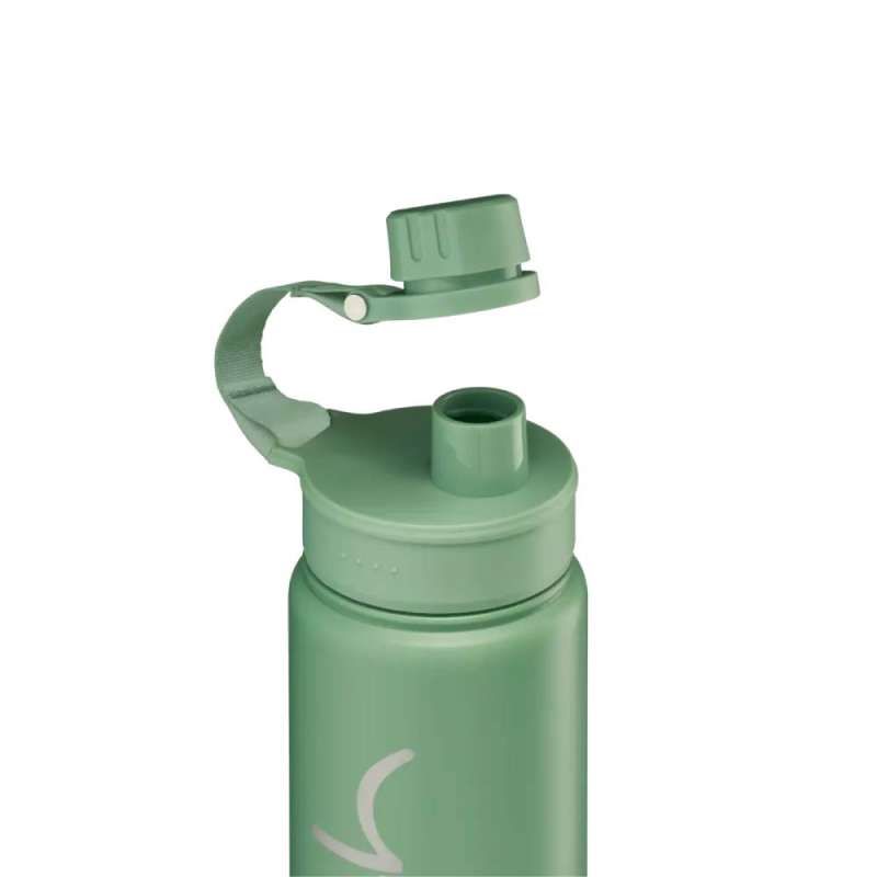 SATCH Trinkflasche - in verschiedenen Farben - Trinkflasche Nordic Jade Green offen