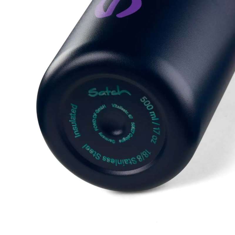 SATCH Trinkflasche - in verschiedenen Farben - Trinkflasche Pink Graffiti Boden