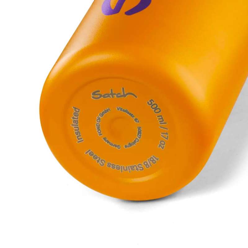 SATCH Trinkflasche - in verschiedenen Farben - Trinkflasche Purple Graffiti Boden