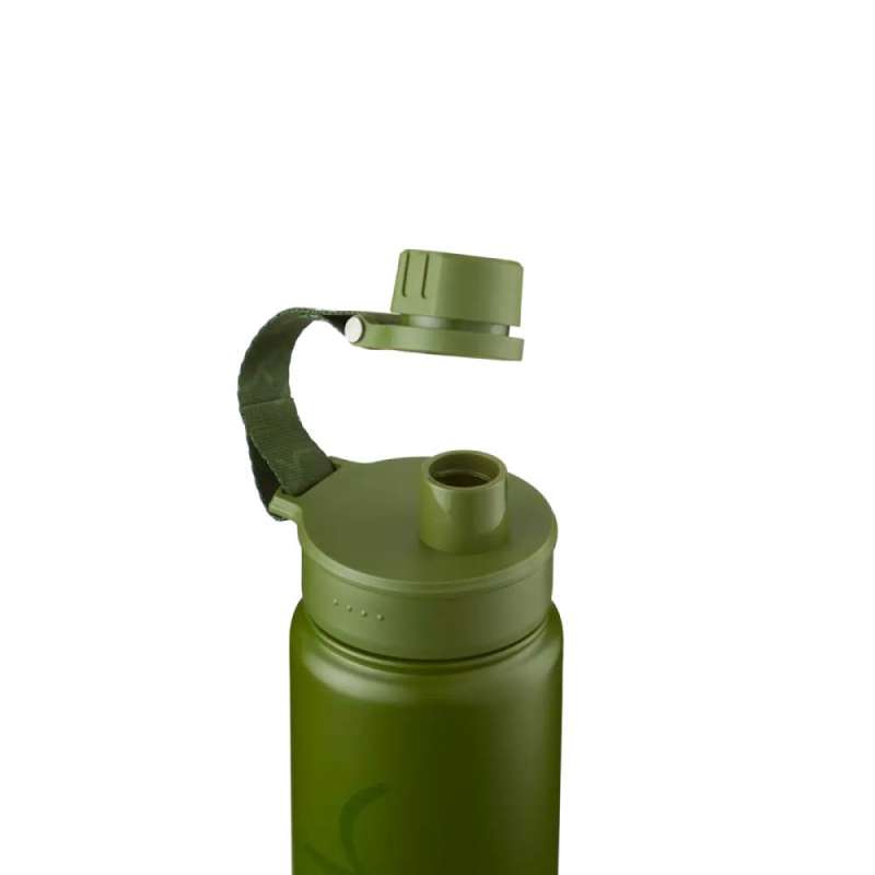 SATCH Trinkflasche - in verschiedenen Farben - Trinkflasche Olive offen