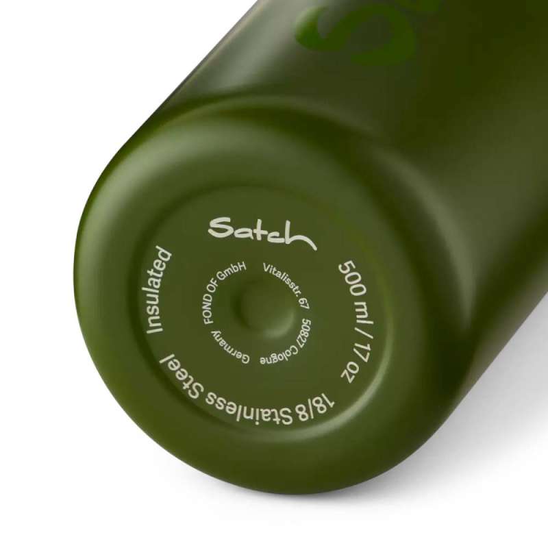SATCH Trinkflasche - in verschiedenen Farben - Trinkflasche Olive Boden