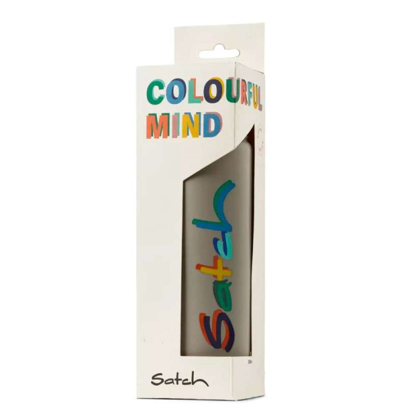 SATCH Trinkflasche - in verschiedenen Farben - Colourful Mind Packung