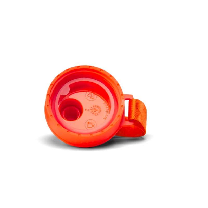SATCH Trinkflasche - in verschiedenen Farben - Sport Trinkflasche Orange Deckel