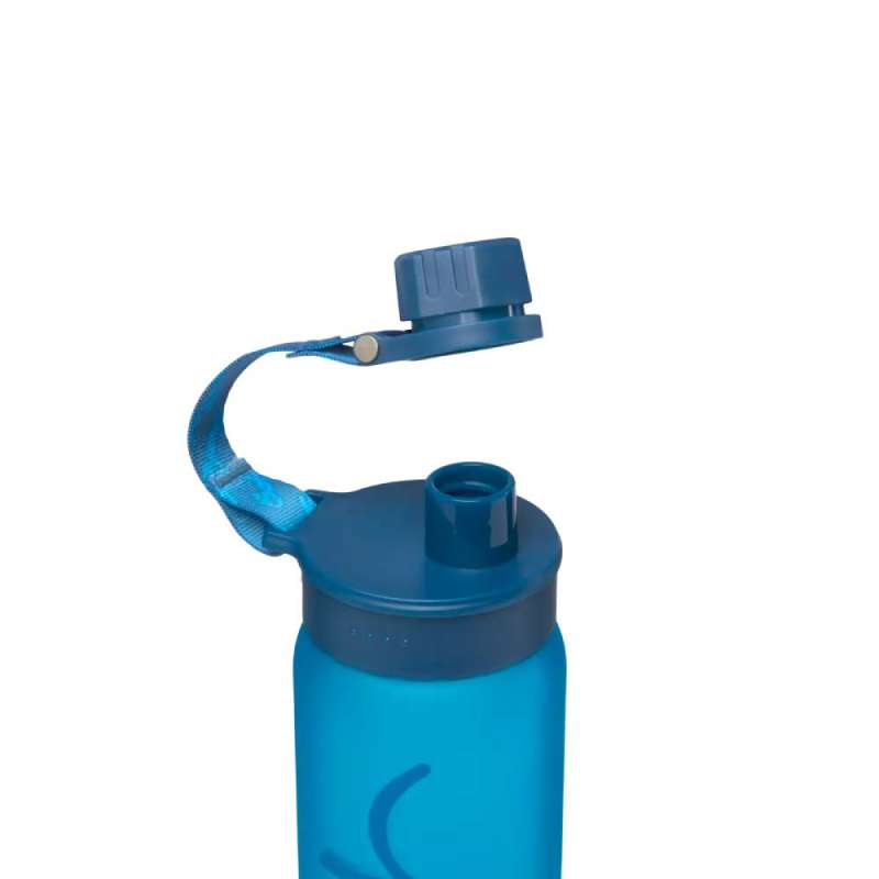 SATCH Trinkflasche - in verschiedenen Farben und Materialien - Sport Trinkflasche Blau offen