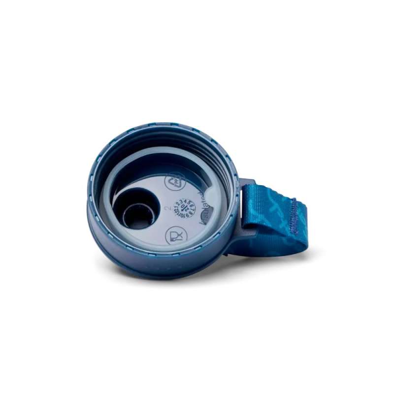 SATCH Trinkflasche - in verschiedenen Farben und Materialien - Sport Trinkflasche Blau Deckel