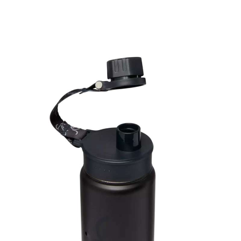 SATCH Trinkflasche - in verschiedenen Farben und Materialien - Trinkflasche Black offen