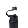 SATCH Trinkflasche - in verschiedenen Farben und Materialien - Trinkflasche Black offen