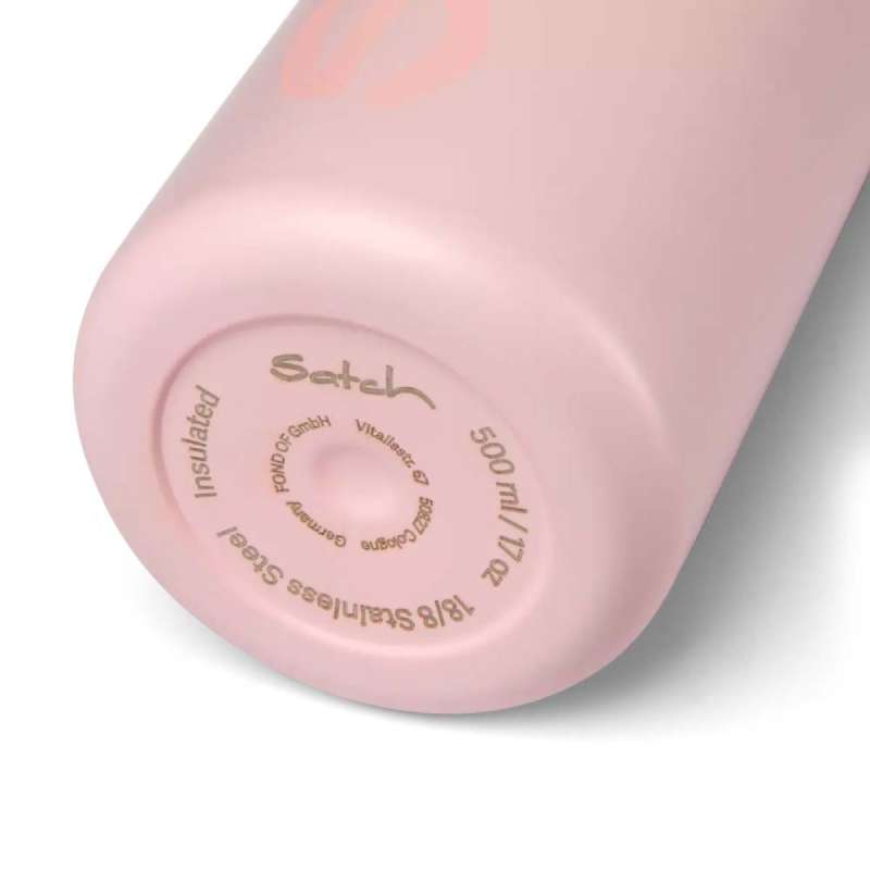 SATCH Trinkflasche - in verschiedenen Farben und Materialien - Trinkflasche Rosa Boden