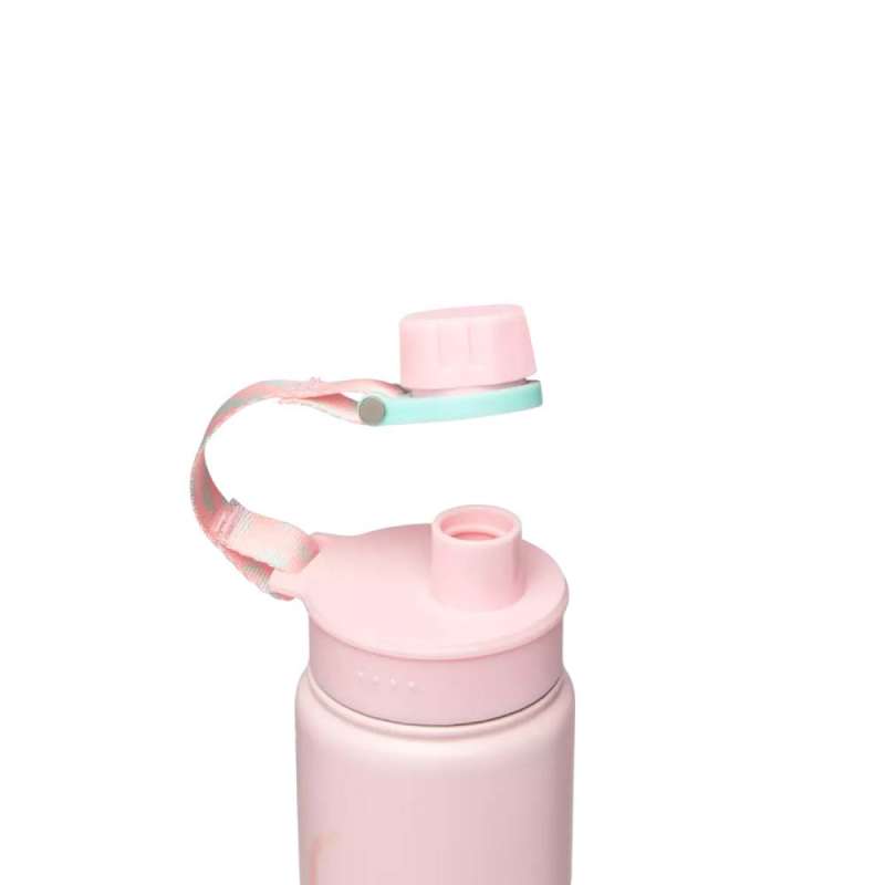 SATCH Trinkflasche - in verschiedenen Farben und Materialien - Trinkflasche Rosa offen