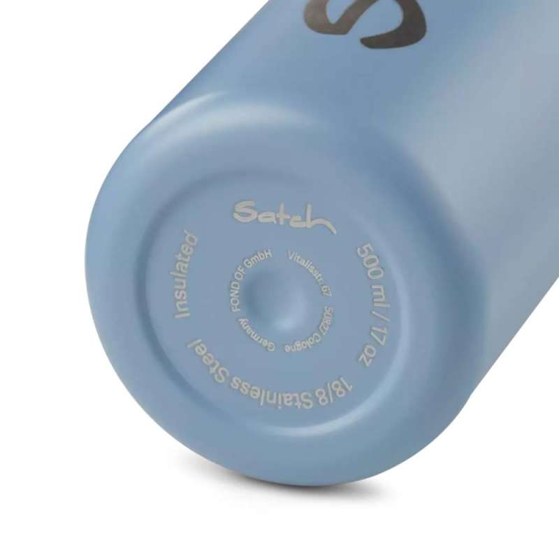 SATCH Trinkflasche - in verschiedenen Farben und Materialien - Trinkflasche Nordic Light Blue Boden