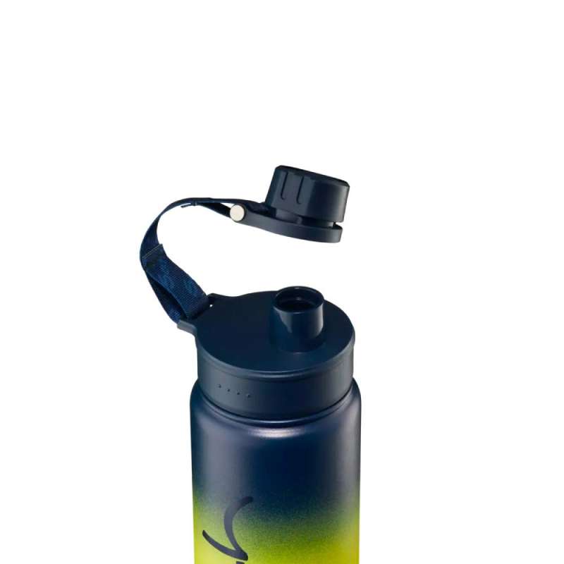 SATCH Trinkflasche - in verschiedenen Farben und Materialien - Trinkflasche Blue Graffiti offen