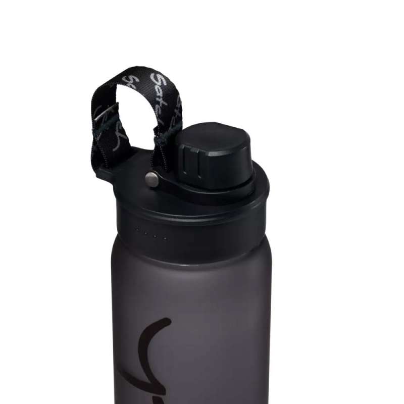 SATCH Trinkflasche - in verschiedenen Farben und Materialien - Sport Trinkflasche Black nah