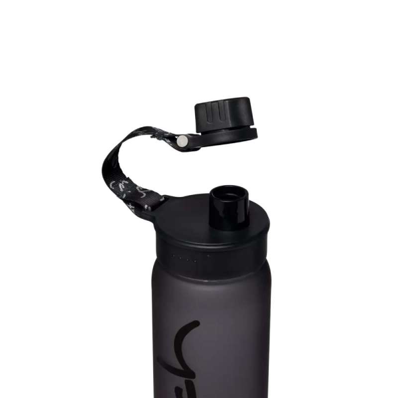 SATCH Trinkflasche - in verschiedenen Farben und Materialien - Sport Trinkflasche Black offen