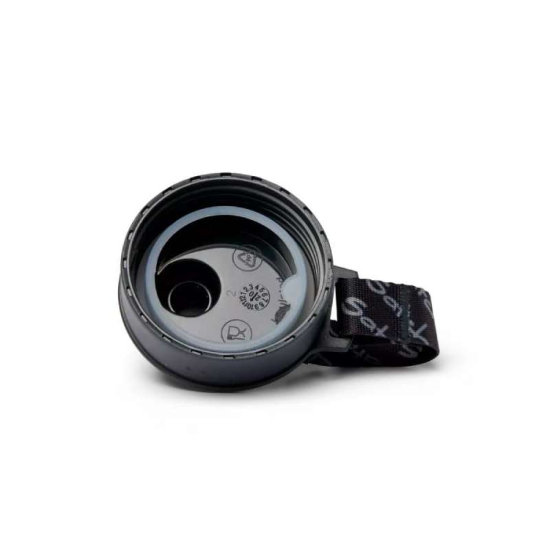 SATCH Trinkflasche - in verschiedenen Farben und Materialien - Sport Trinkflasche Black Deckel