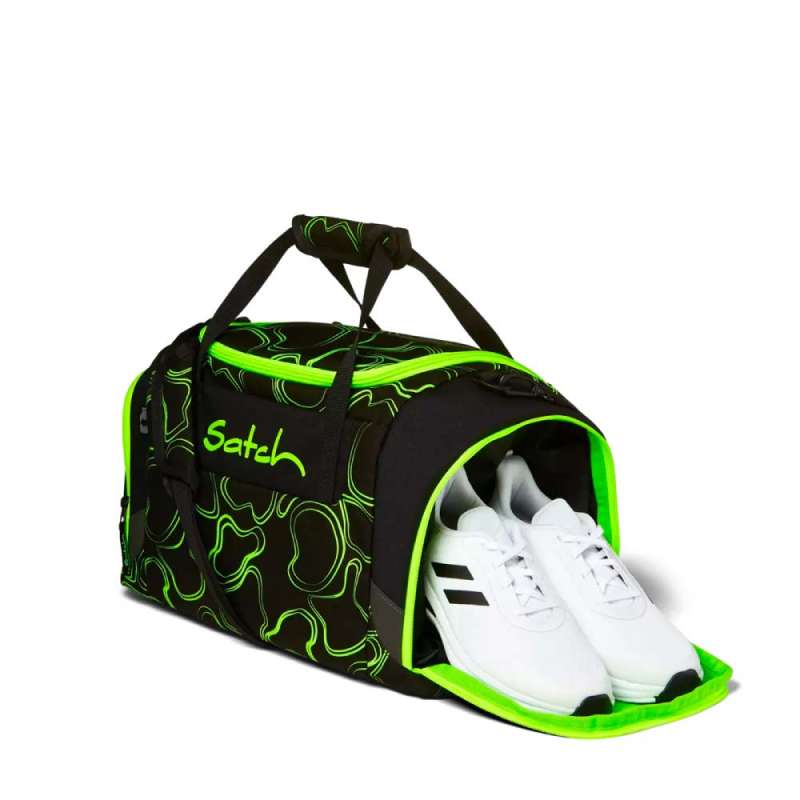 SATCH Sporttasche - in verschiedenen Farben - Green Supreme offen