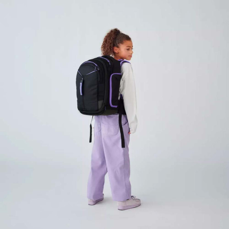 SATCH Schulrucksack match in verschiedenen Farben - Purple Phantom Mädchen hinten
