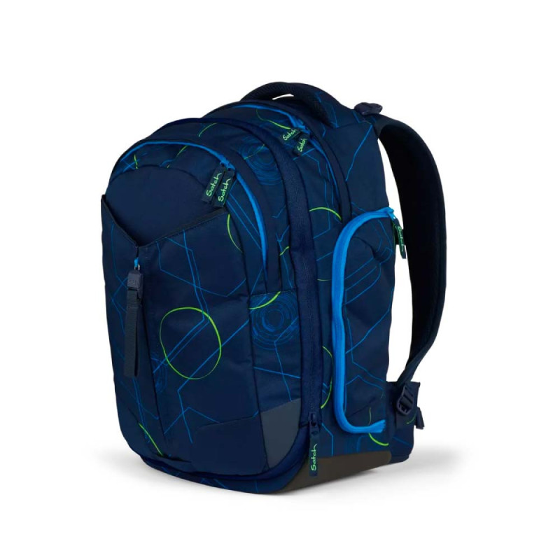 SATCH Schulrucksack match in verschiedenen Farben - Blue Tech vorne links