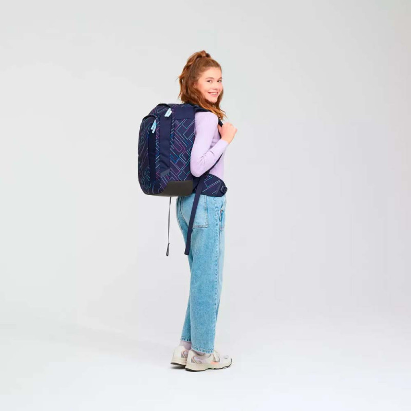 SATCH Schulrucksack AIR in verschiedenen Farben - Purple Laser Mädchen