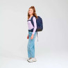 SATCH Schulrucksack AIR in verschiedenen Farben - Purple Laser Mädchen hinten