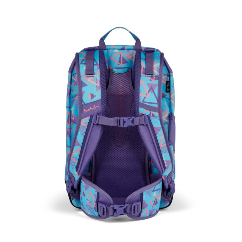 SATCH Schulrucksack AIR in verschiedenen Farben - 80s Dance hinten