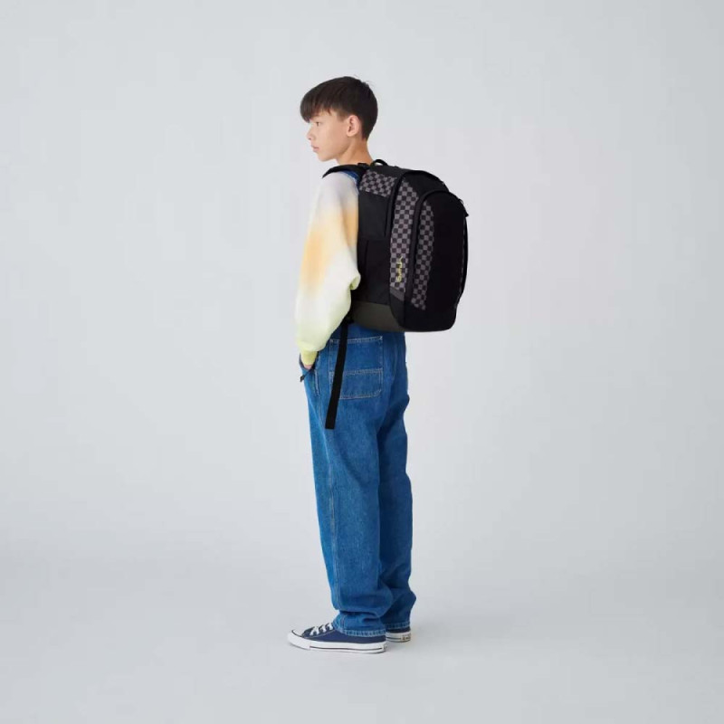 SATCH Schulrucksack AIR in verschiedenen Farben - Dark Skate Junge hinten