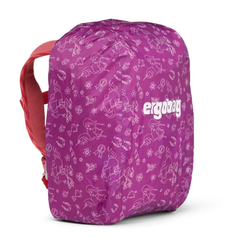 ERGOBAG Regenschutz - Regencape - Pferde seitlich
