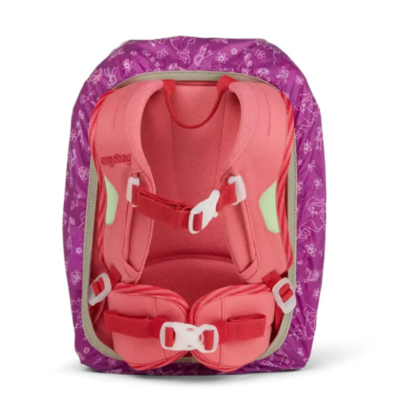 ERGOBAG Regenschutz - Regencape - Pferde hinten