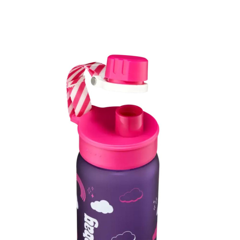 ERGOBAG Trinkflasche - Regenbogen geöffnet