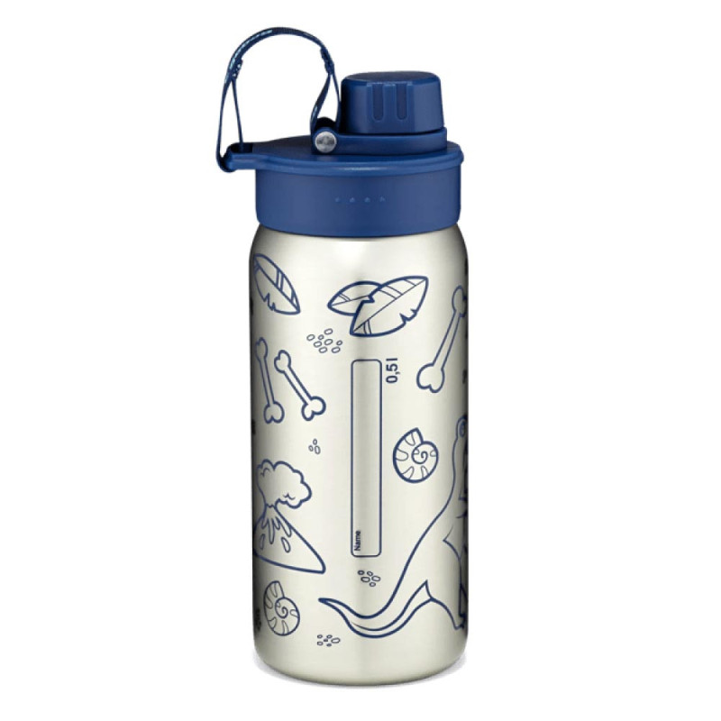 ERGOBAG Trinkflasche - Blau hinten