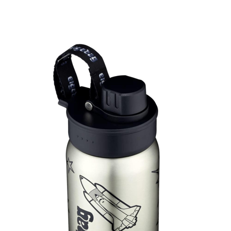 ERGOBAG Trinkflasche - Black geschlossen