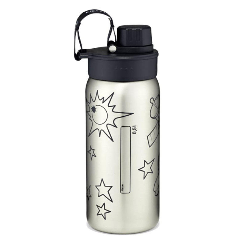 ERGOBAG Trinkflasche - Black hinten