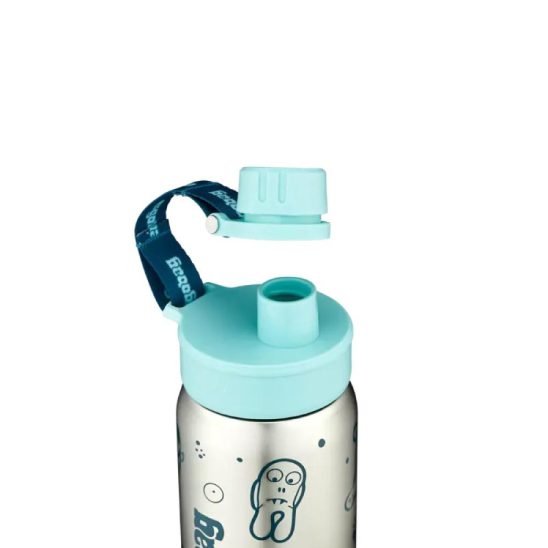 ERGOBAG Trinkflasche - Petrol geöffnet