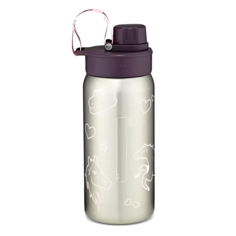 ERGOBAG Trinkflasche - Lila hinten