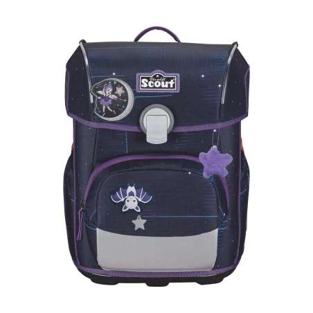 SCOUT Schulranzen Set Neo Exklusiv Neo Safety Light Spooky Starlight Vorderseite