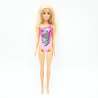 Barbie Puppe Strand - Rosa Badeanzug von vorn