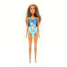 Barbie Puppe Strand - Blauer Badeanzug von vorn