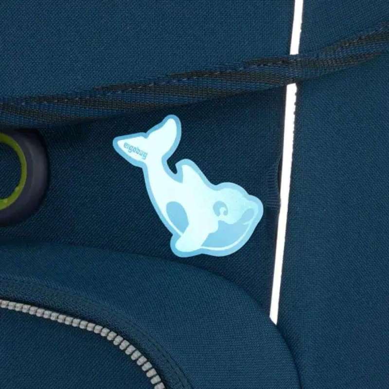ERGOBAG Reflexie Sticker 8 tlg. Meeresbewohner Wal reflektierend
